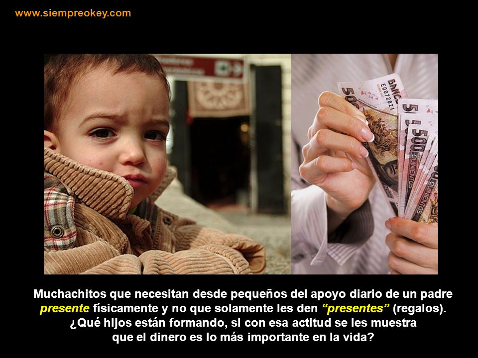 ¿Qué hijos están formando, si con esa actitud se les muestra