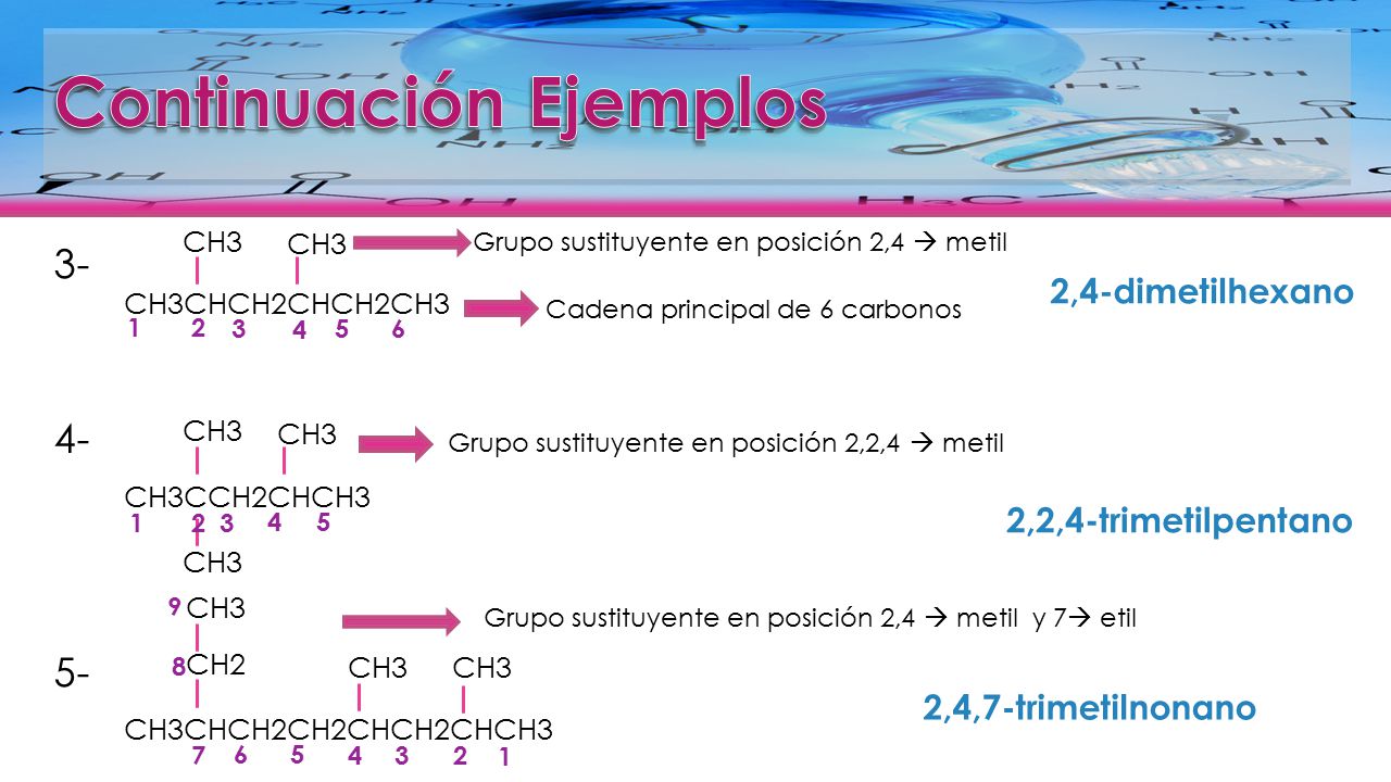 Continuación Ejemplos