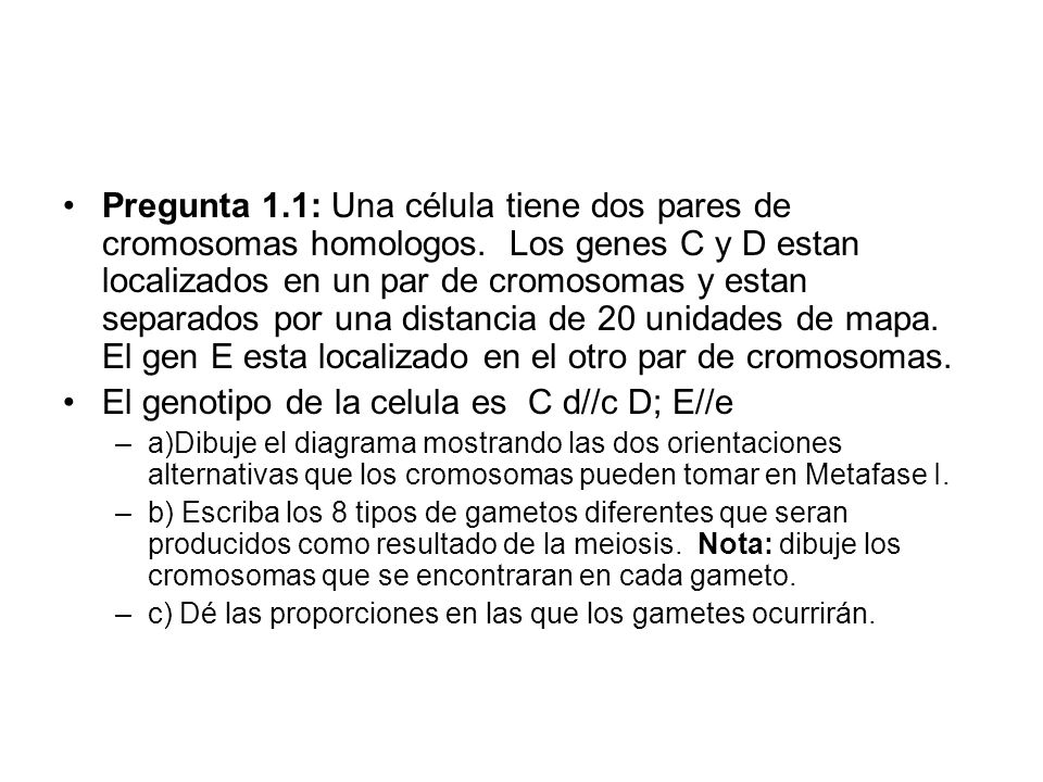 El genotipo de la celula es C d//c D; E//e