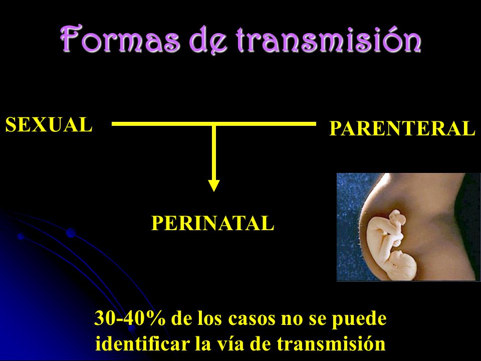 30-40% de los casos no se puede identificar la vía de transmisión