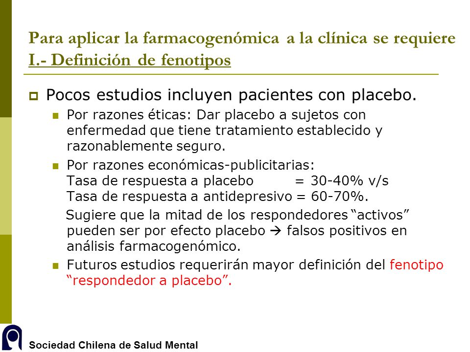 Para aplicar la farmacogenómica a la clínica se requiere I