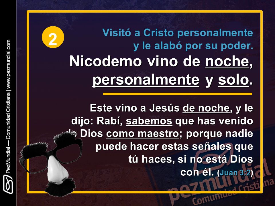 Visitó a Cristo personalmente y le alabó por su poder