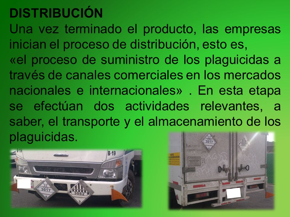 DISTRIBUCIÓN Una vez terminado el producto, las empresas inician el proceso de distribución, esto es,