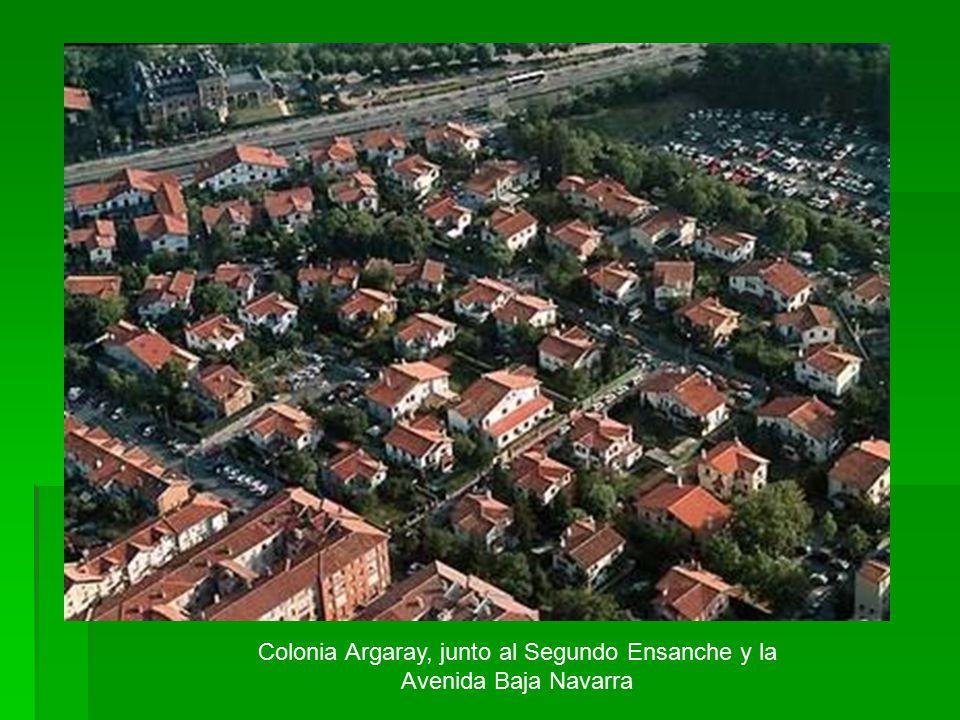 Colonia Argaray, junto al Segundo Ensanche y la Avenida Baja Navarra