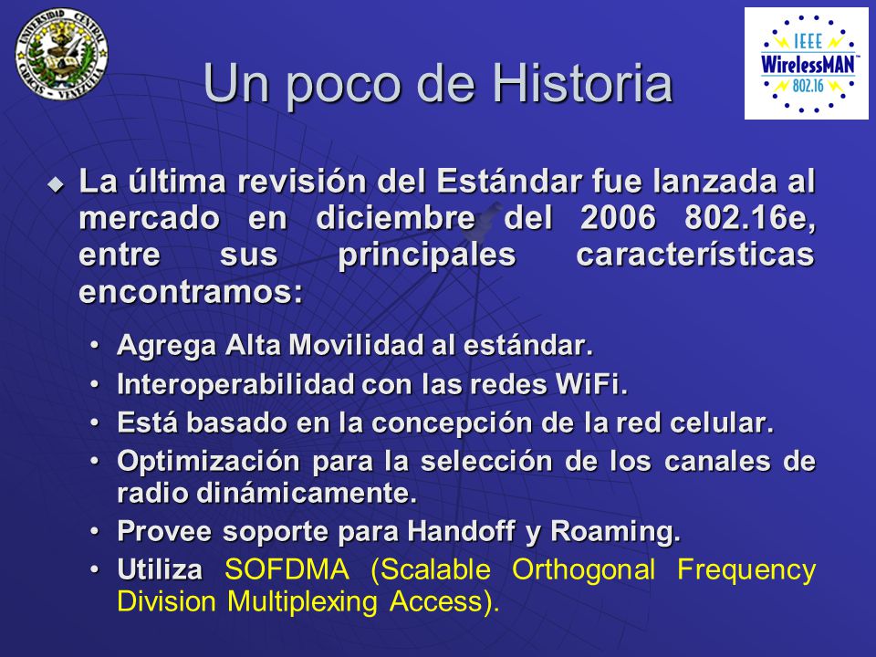 Un poco de Historia