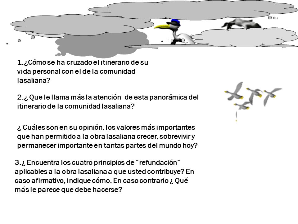 1.¿Cómo se ha cruzado el itinerario de su vida personal con el de la comunidad lasaliana