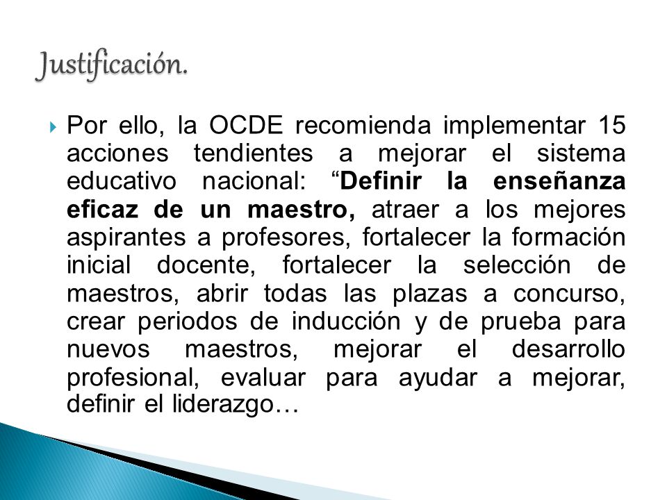 Justificación.