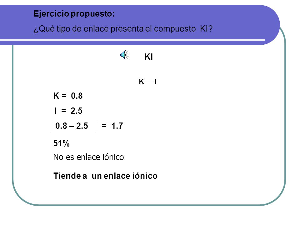 I = 2.5 Ejercicio propuesto: