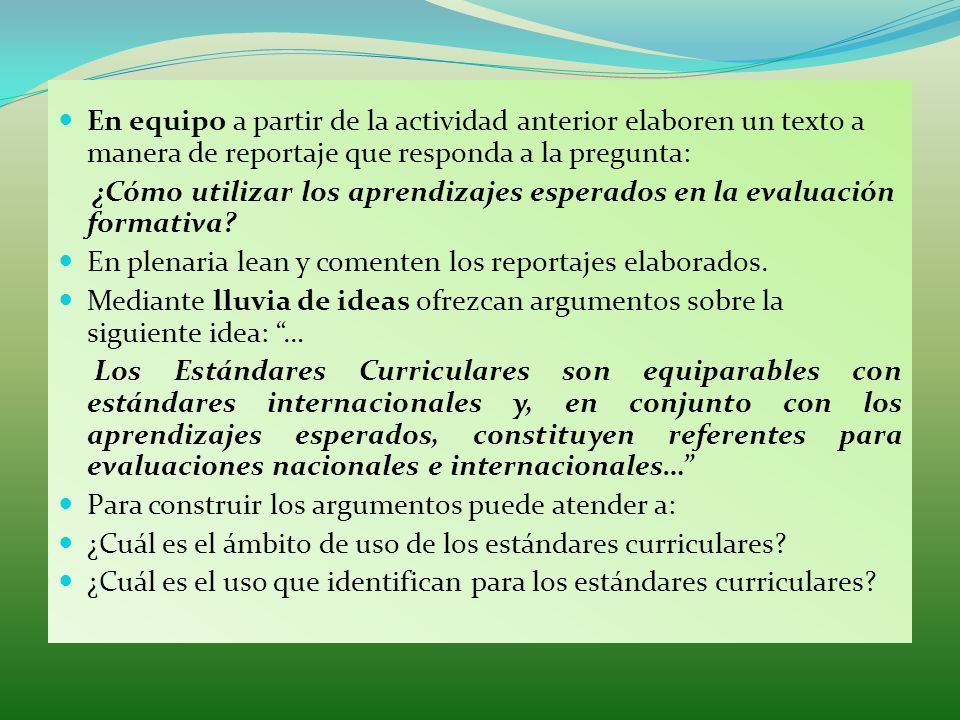 En equipo a partir de la actividad anterior elaboren un texto a manera de reportaje que responda a la pregunta: