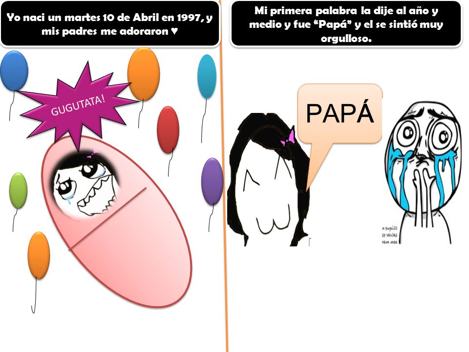Yo naci un martes 10 de Abril en 1997, y mis padres me adoraron ♥