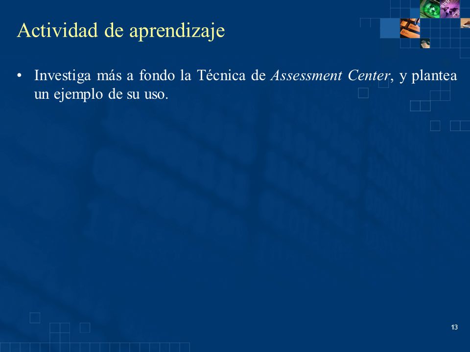 Actividad de aprendizaje