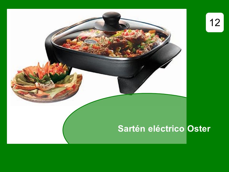 12 Sartén eléctrico Oster