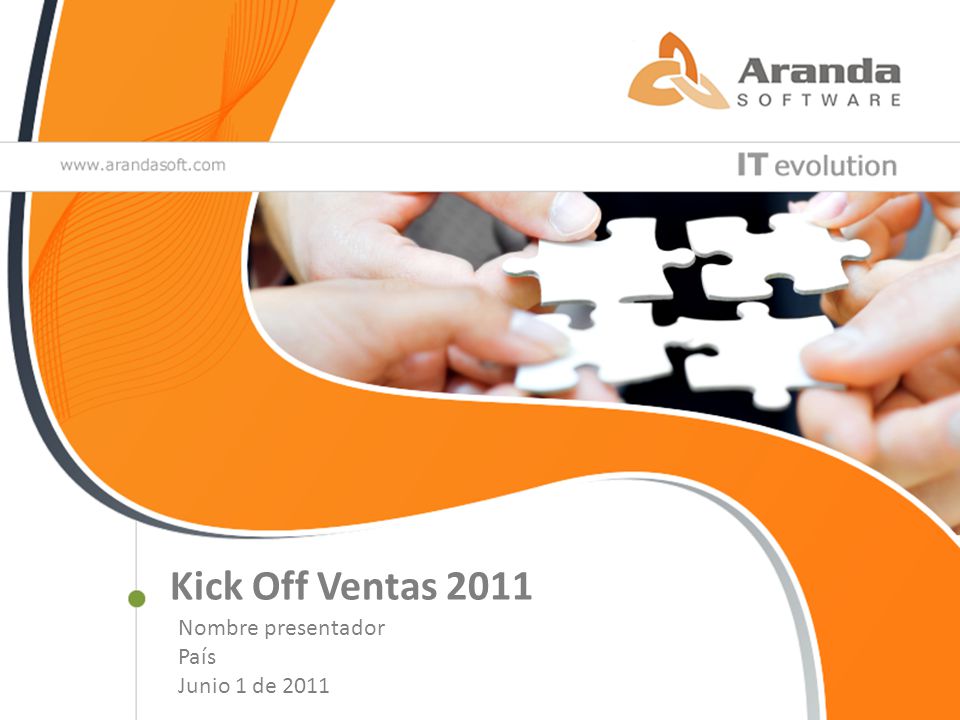 Kick Off Ventas 2011 Nombre presentador País Junio 1 de 2011