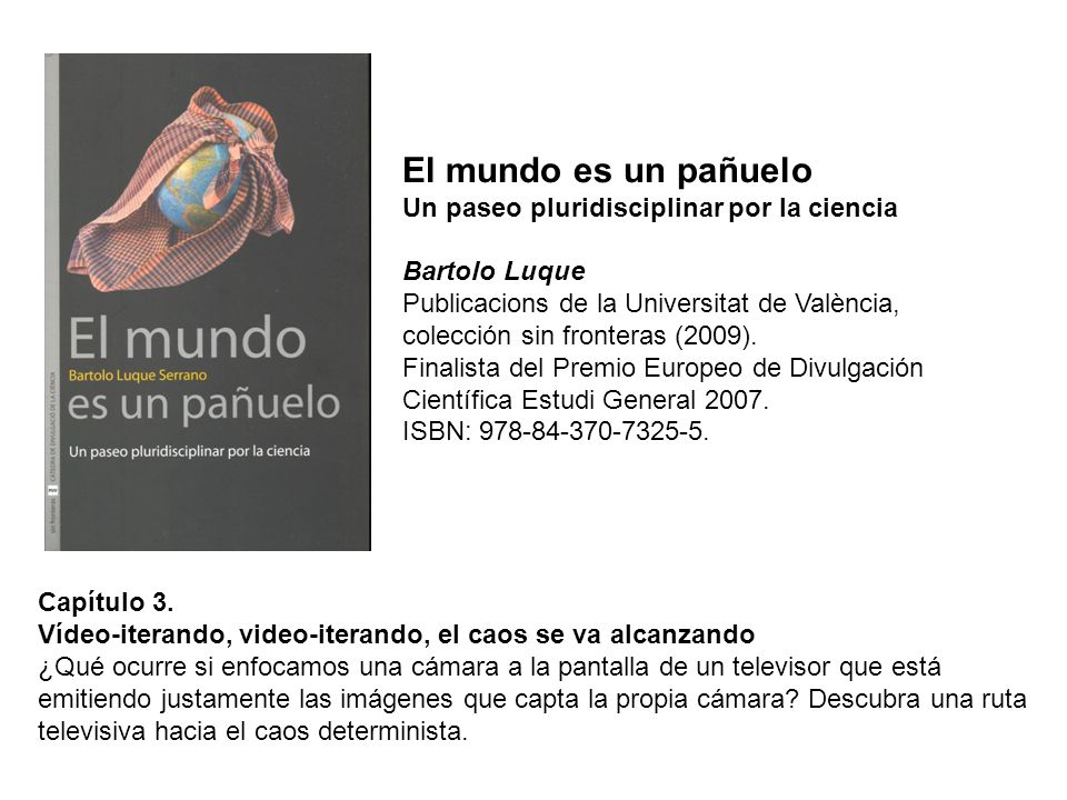 El mundo es un pañuelo Un paseo pluridisciplinar por la ciencia