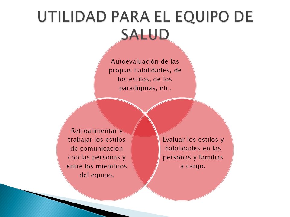 UTILIDAD PARA EL EQUIPO DE SALUD