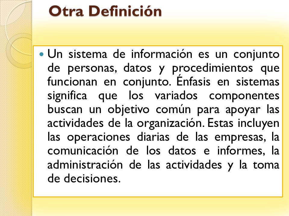 Otra Definición