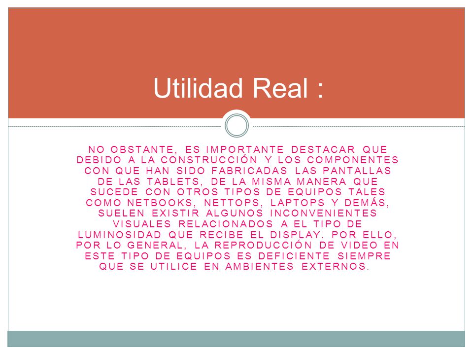 Utilidad Real :