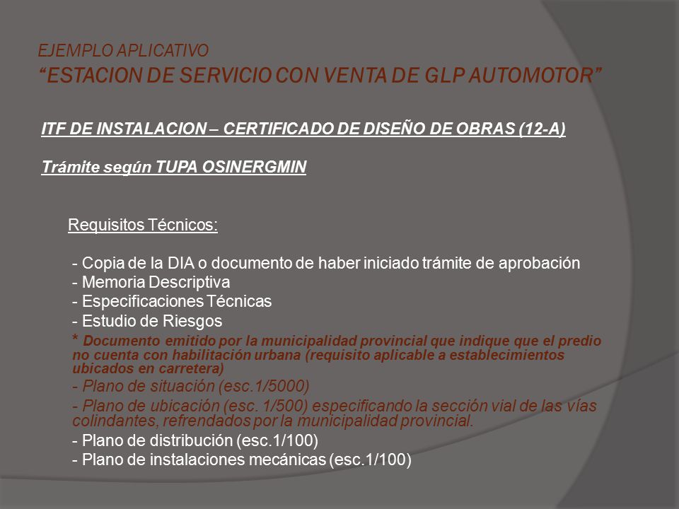 EJEMPLO APLICATIVO ESTACION DE SERVICIO CON VENTA DE GLP AUTOMOTOR
