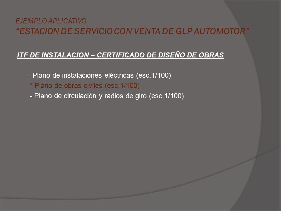 EJEMPLO APLICATIVO ESTACION DE SERVICIO CON VENTA DE GLP AUTOMOTOR