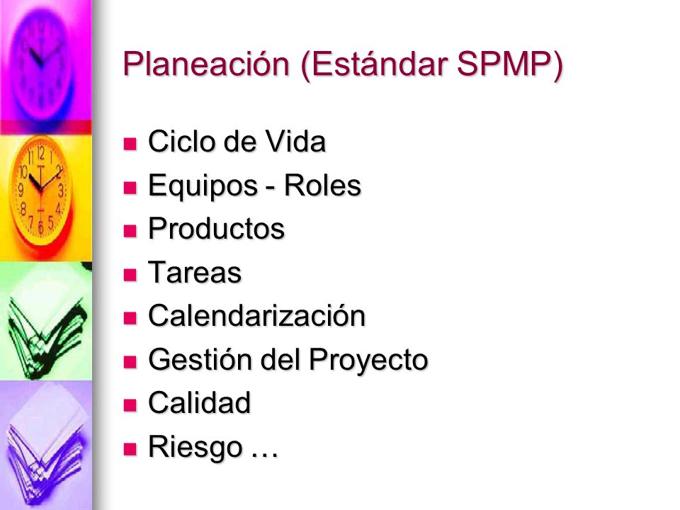 Planeación (Estándar SPMP)