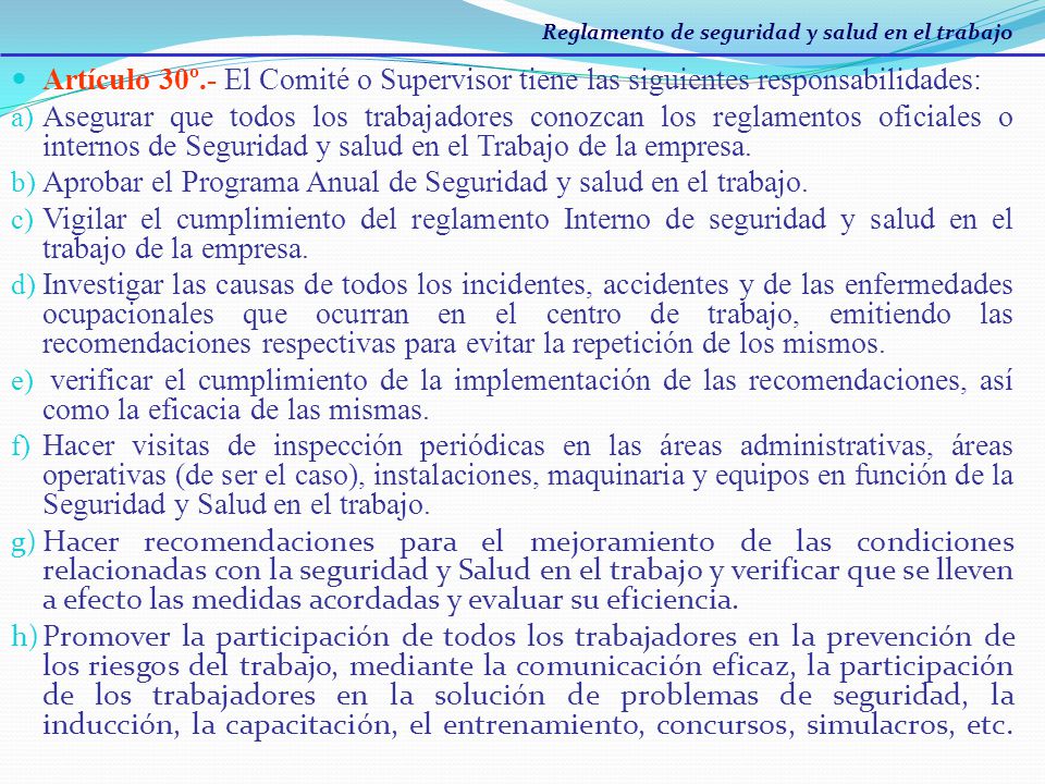 Aprobar el Programa Anual de Seguridad y salud en el trabajo.