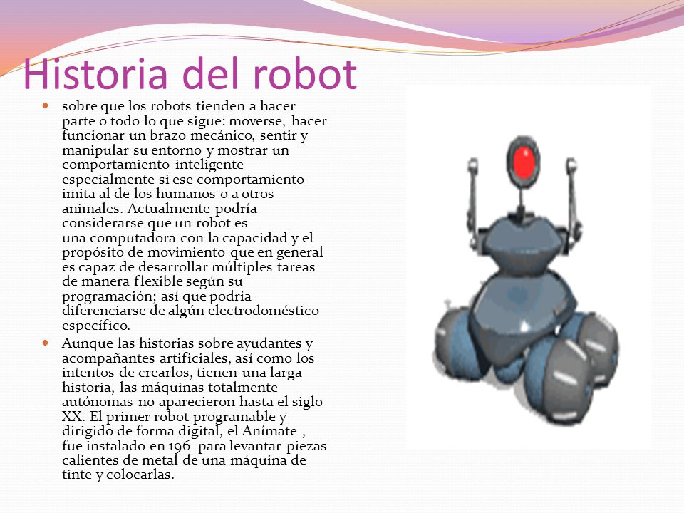 Historia del robot