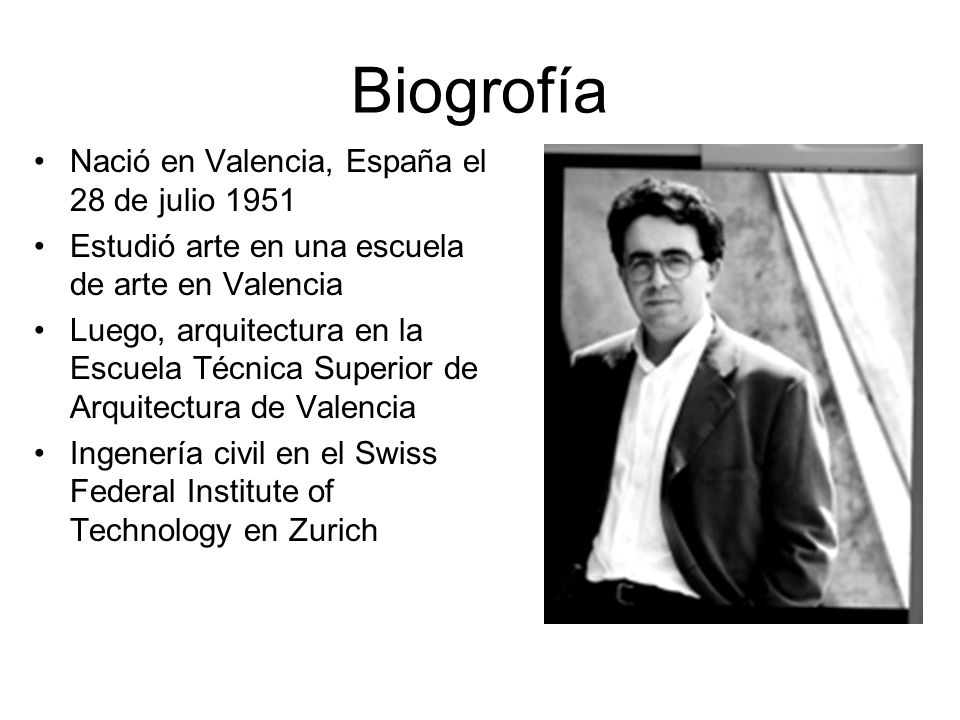 Biogrofía Nació en Valencia, España el 28 de julio 1951