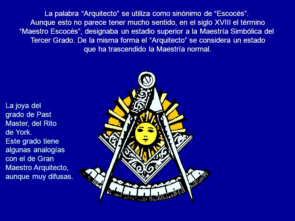 La palabra Arquitecto se utiliza como sinónimo de Escocés .