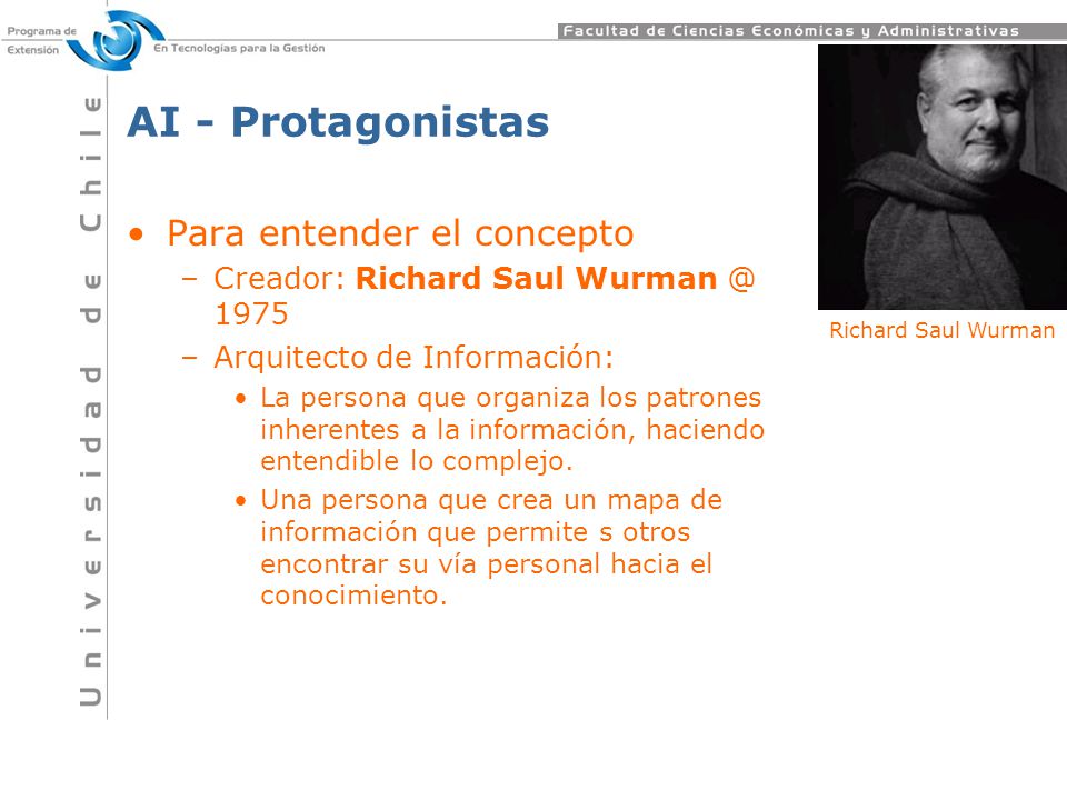 AI - Protagonistas Para entender el concepto