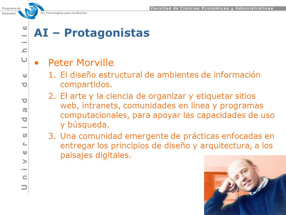 AI – Protagonistas Peter Morville