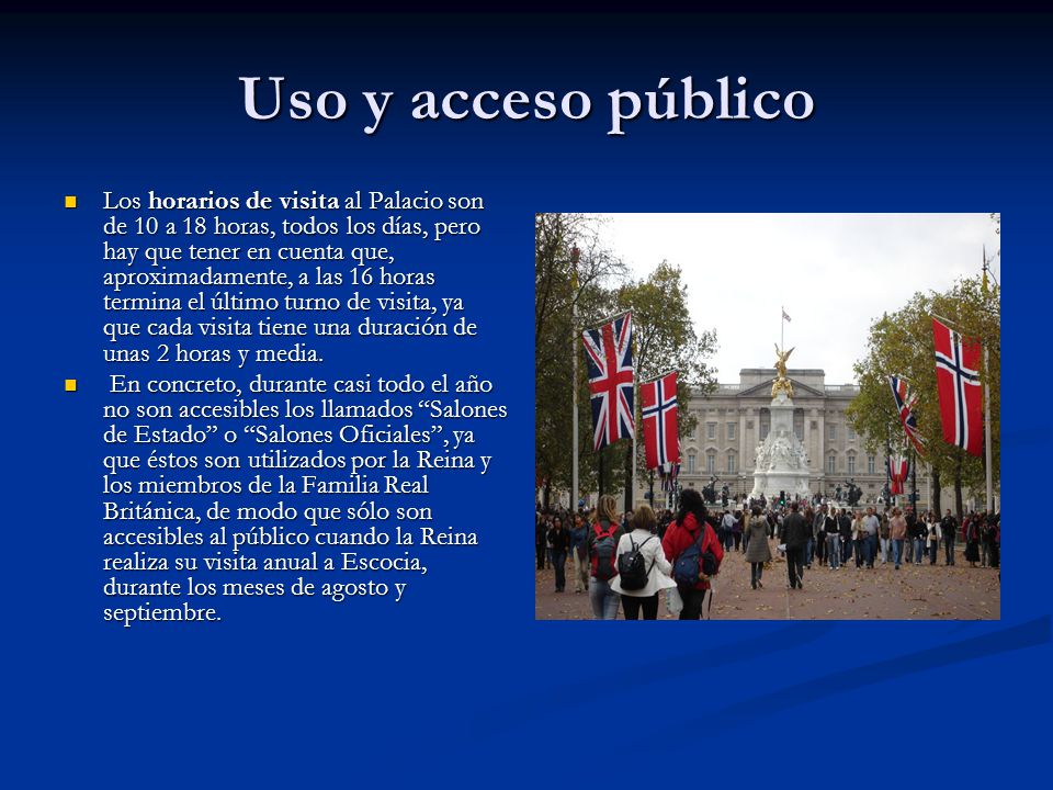 Uso y acceso público