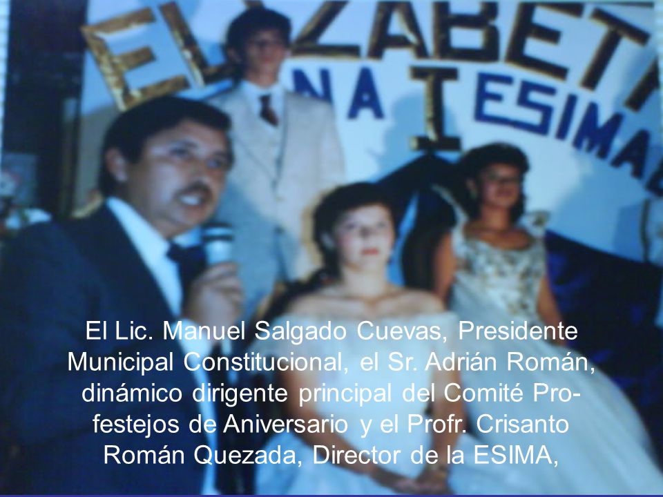 El Lic. Manuel Salgado Cuevas, Presidente Municipal Constitucional, el Sr.