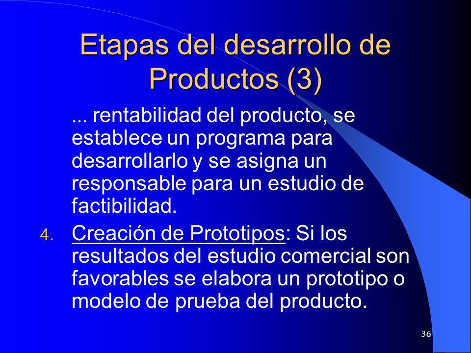 Etapas del desarrollo de Productos (3)