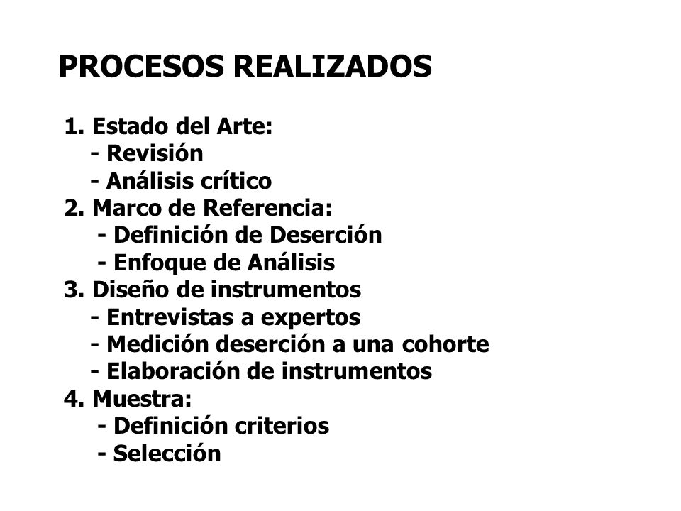 PROCESOS REALIZADOS 1. Estado del Arte: - Revisión - Análisis crítico