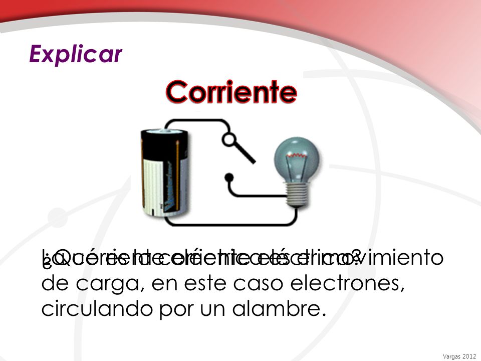 Explicar Corriente. ¿Qué es la corriente eléctrica
