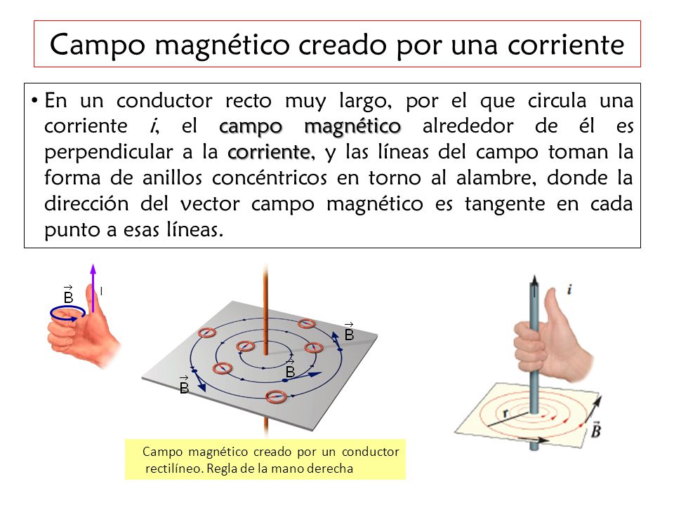 Campo magnético creado por una corriente
