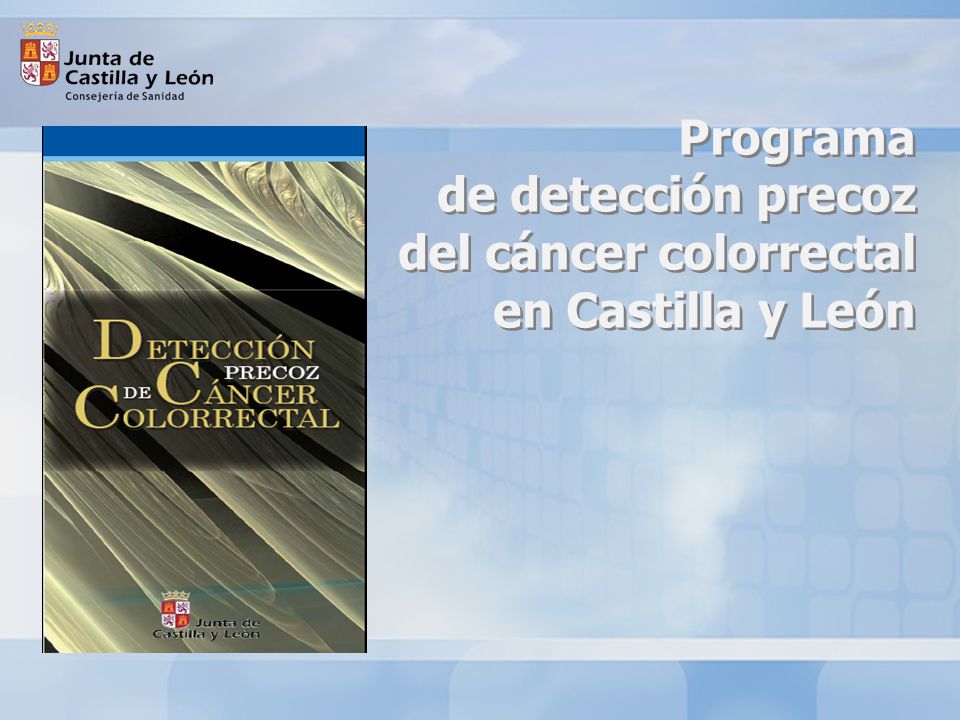Programa de detección precoz del cáncer colorrectal en Castilla y León