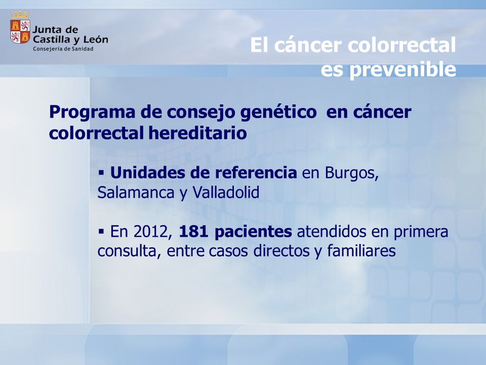 El cáncer colorrectal es prevenible