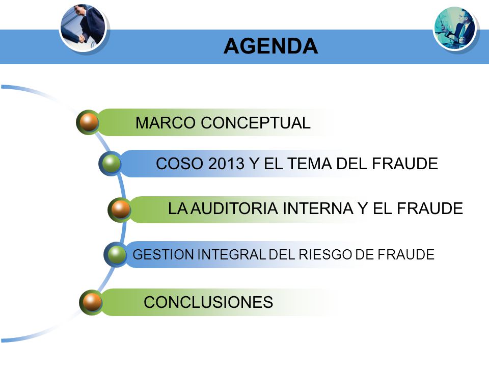 AGENDA MARCO CONCEPTUAL COSO 2013 Y EL TEMA DEL FRAUDE