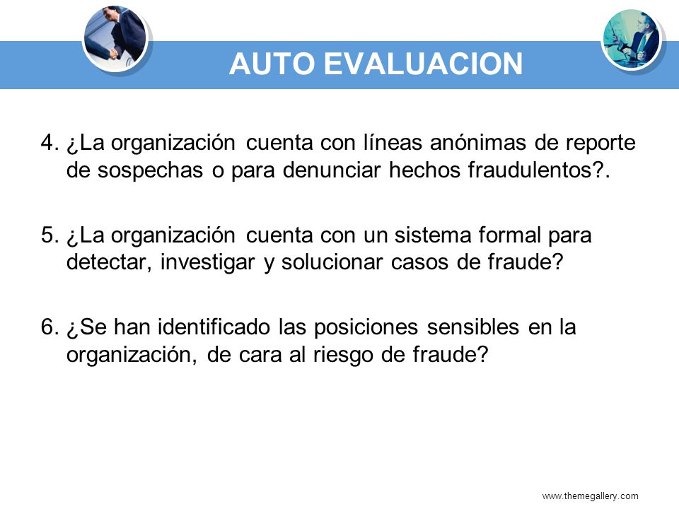AUTO EVALUACION 4. ¿La organización cuenta con líneas anónimas de reporte de sospechas o para denunciar hechos fraudulentos .