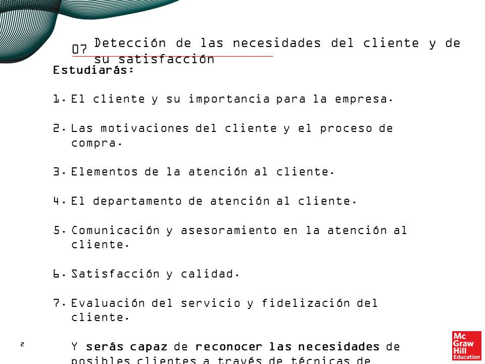 1. El cliente y su importancia para la empresa
