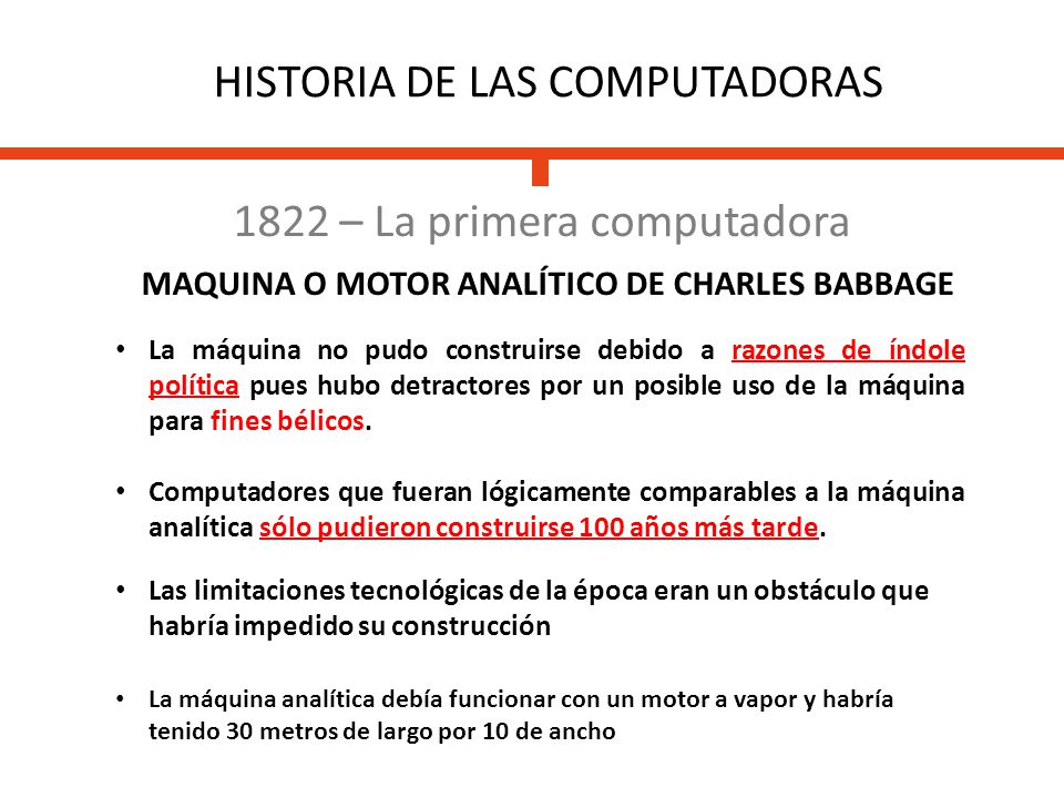 HISTORIA Y GENERACIÓN DE LAS COMPUTADORAS - ppt descargar