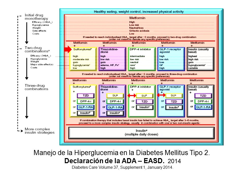    Manejo de la Hiperglucemia en la Diabetes Mellitus Tipo 2.