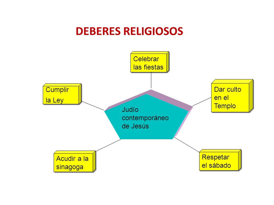 DEBERES RELIGIOSOS Celebrar las fiestas Dar culto en el Templo