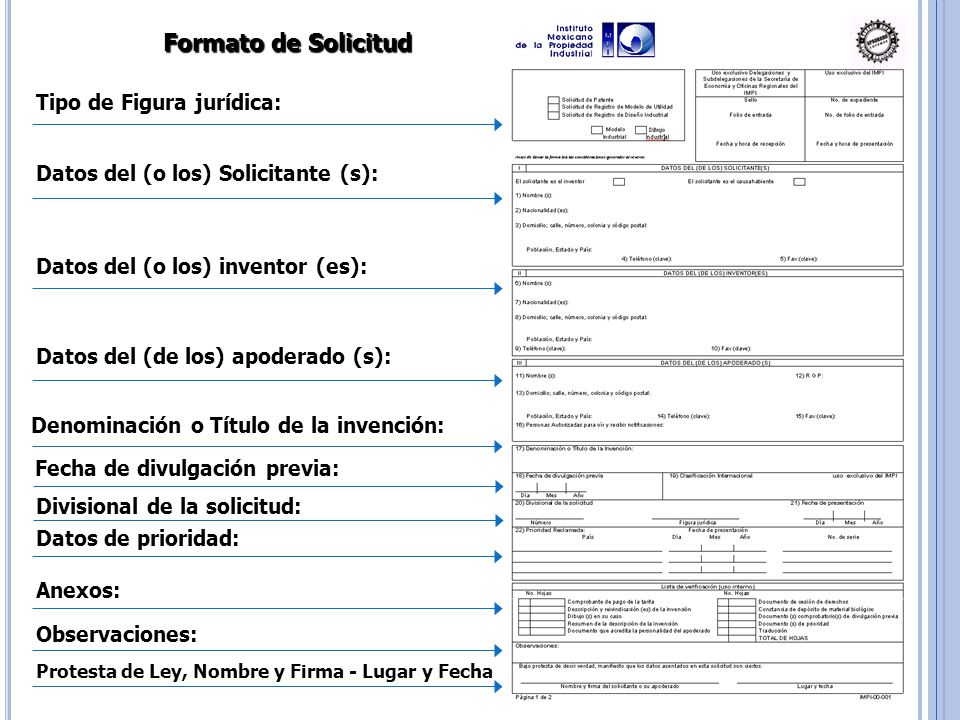 Formato de Solicitud Tipo de Figura jurídica: