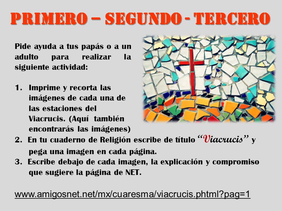 Primero – segundo - tercero Primero – segundo - tercero