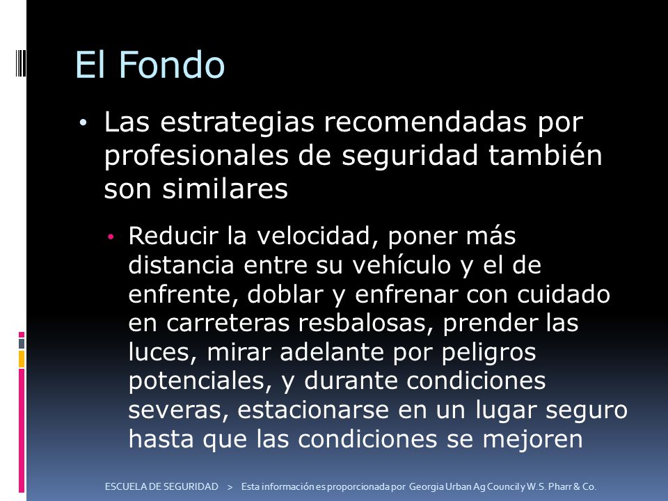 El Fondo Las estrategias recomendadas por profesionales de seguridad también son similares.