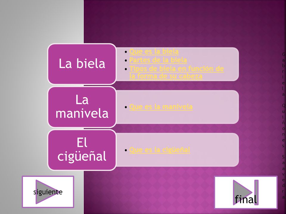 Tipos de biela en función de la forma de su cabeza