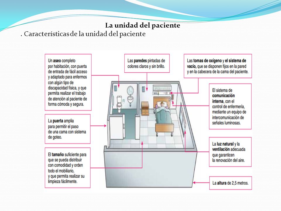 La unidad del paciente . Características de la unidad del paciente