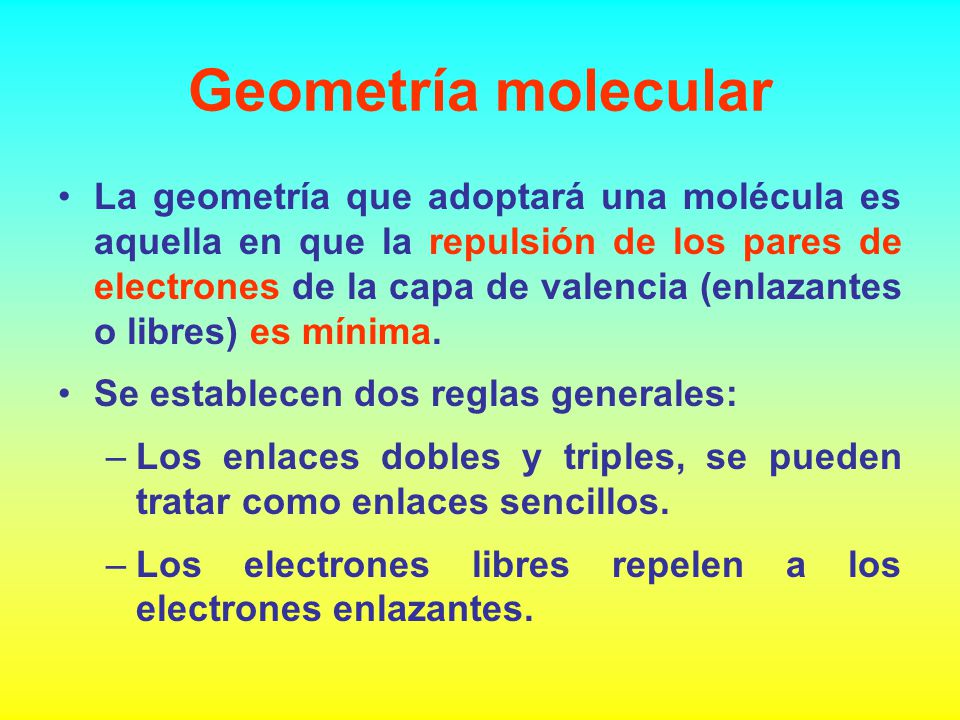 Geometría molecular